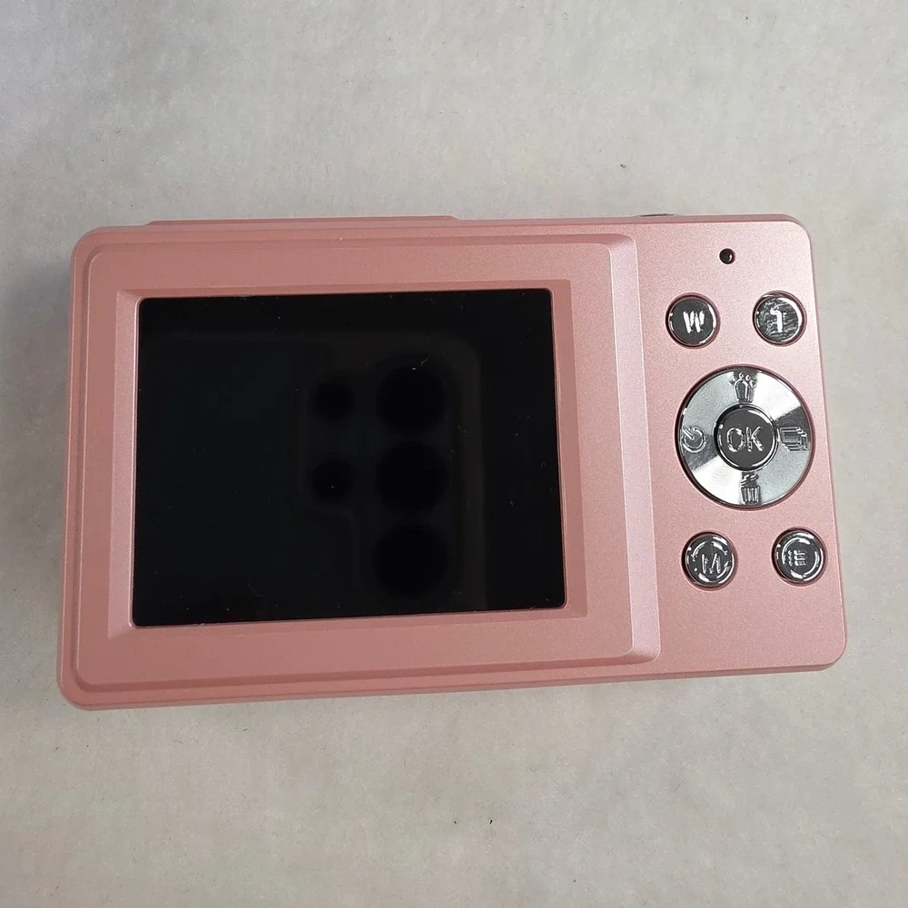 Vivitar PopSnap VEC S124 Digital Camera 44MP 1080p HD 16x Zoom Rose Gold Pink